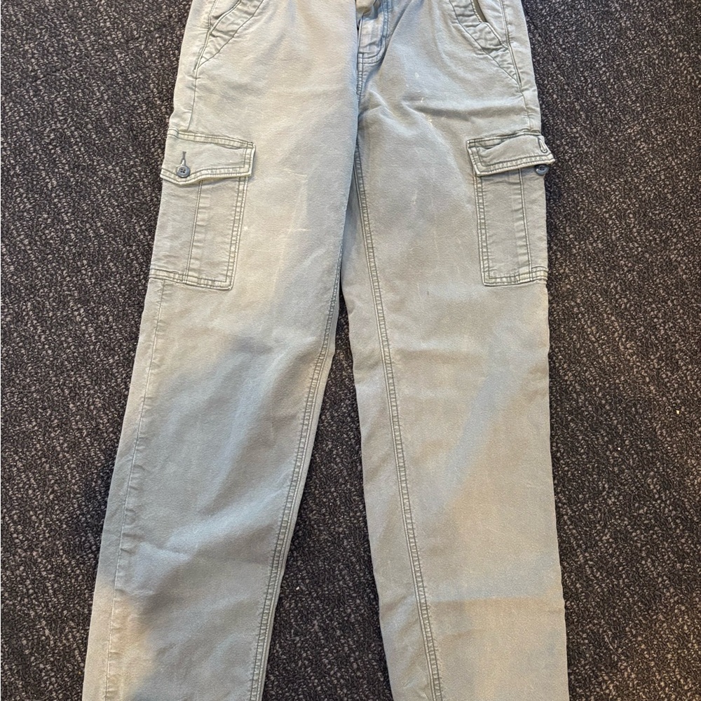 American Eagle Outfitters Green Straight Leg Jeans